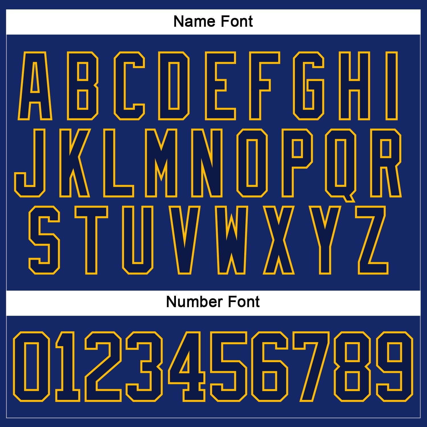Custom Royal Navy-Gold Hockey Lace Neck Jersey view 5