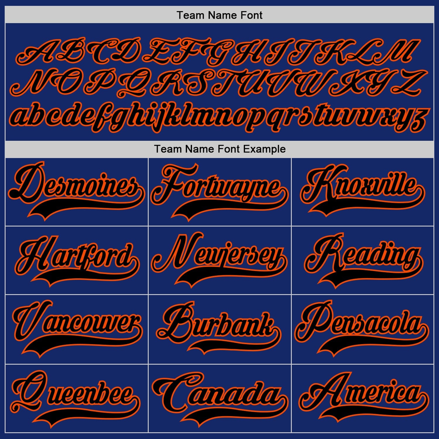 Custom Royal Black-Orange Hockey Lace Neck Jersey view 4