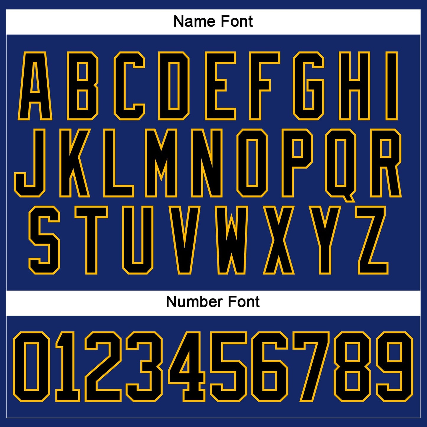 Custom Royal Black-Gold Hockey Lace Neck Jersey view 5