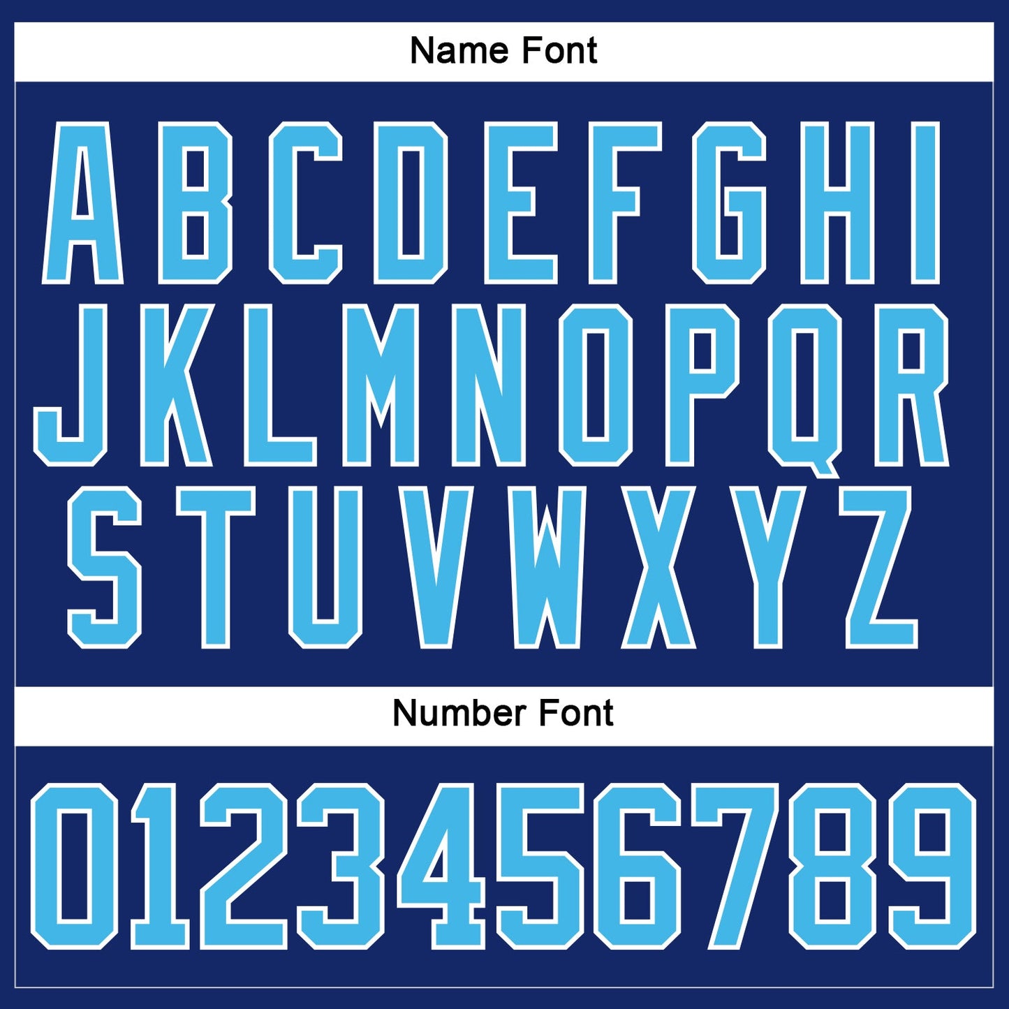 Custom Royal Sky Blue-White Hockey Lace Neck Jersey view 5