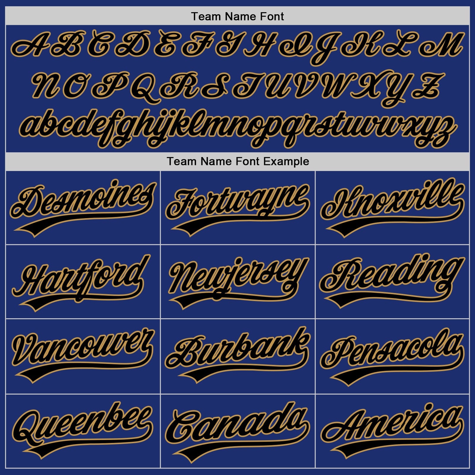 Custom Royal Black-Old Gold Authentic Throwback Baseball Jersey view 4