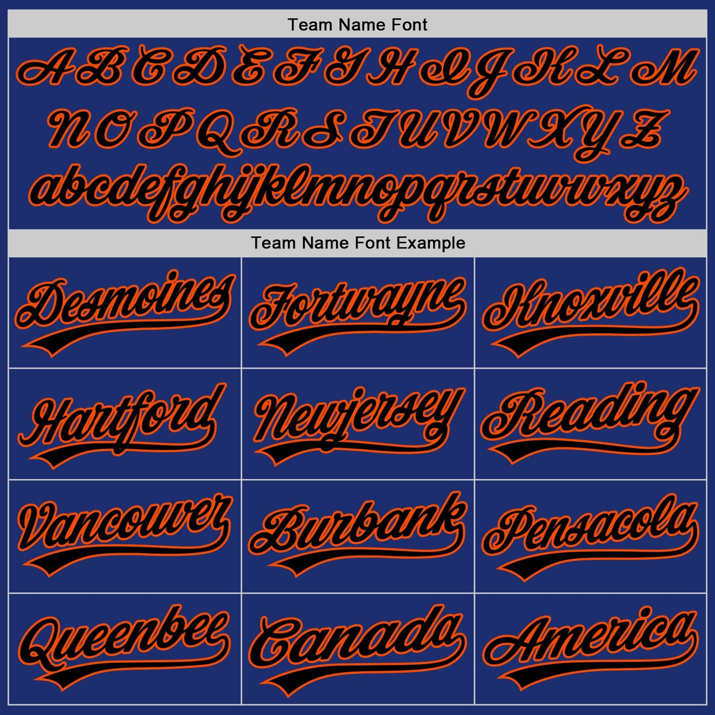 Custom Royal Black-Orange Authentic Throwback Baseball Jersey view 4