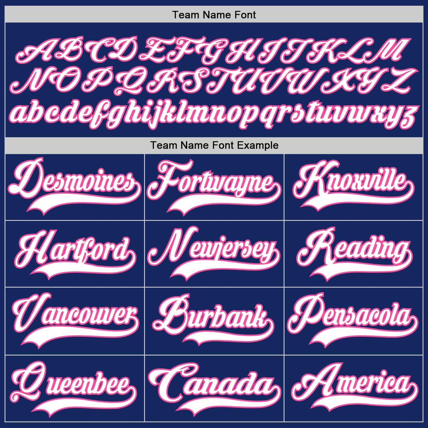 Custom Royal White-Pink Hockey Jersey view 4