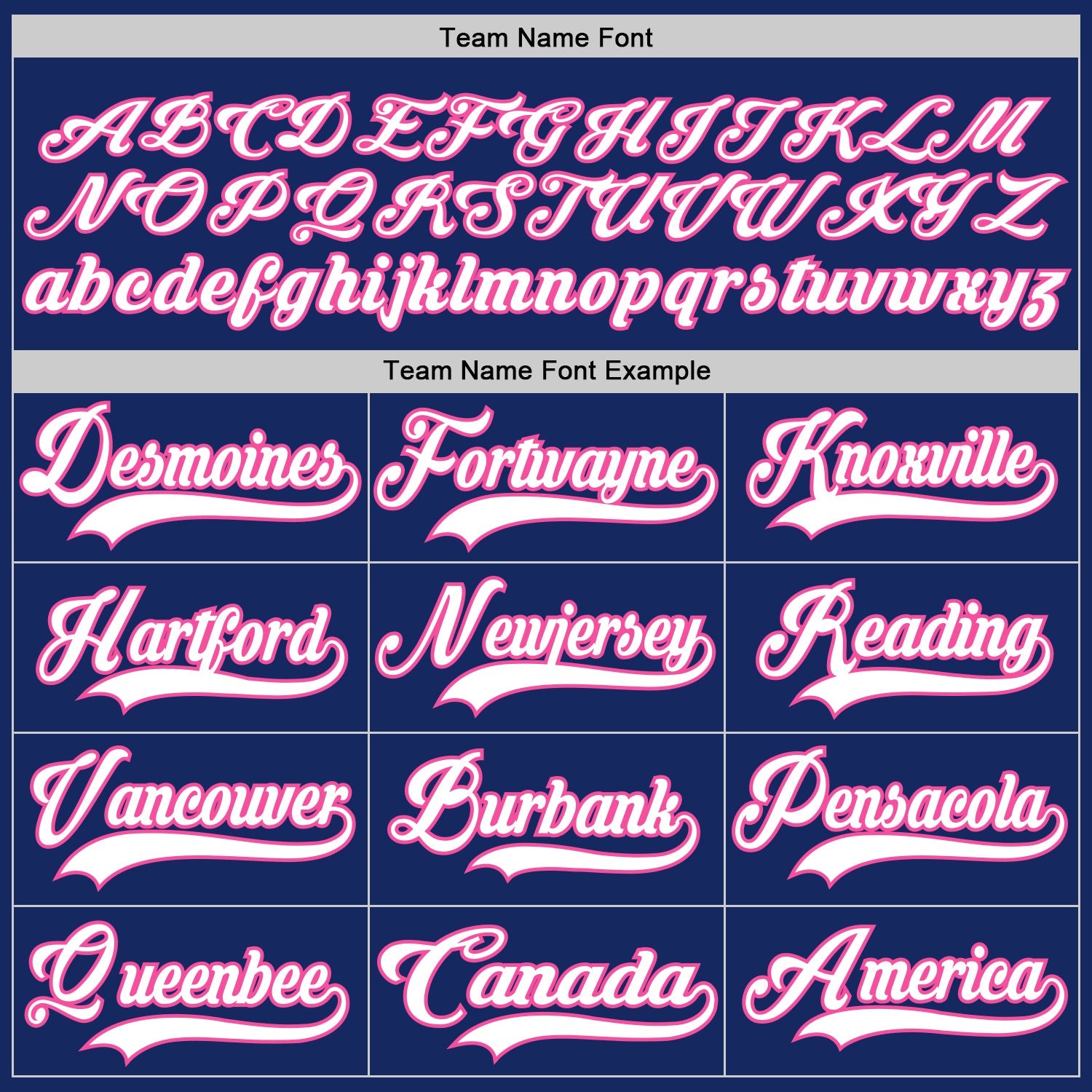 Custom Royal White-Pink Hockey Jersey view 4