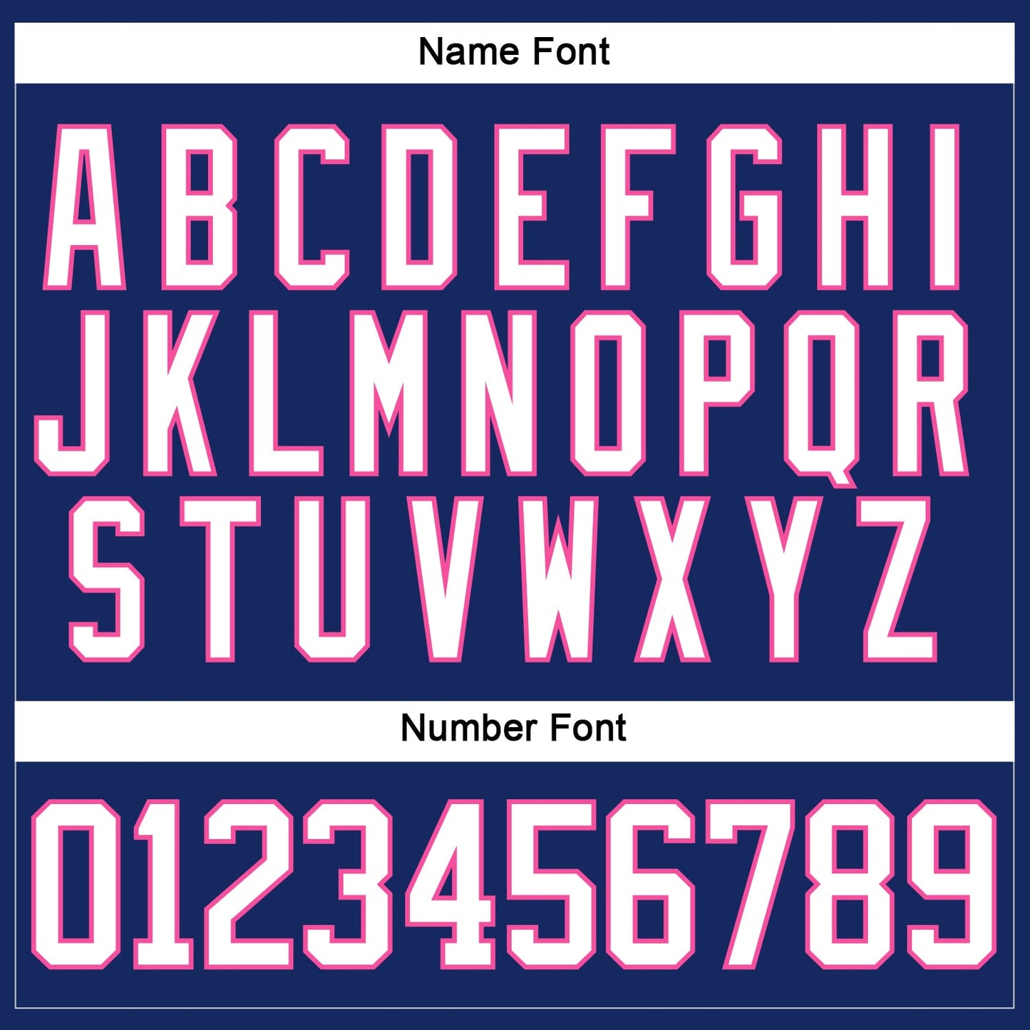 Custom Royal White-Pink Hockey Jersey view 5