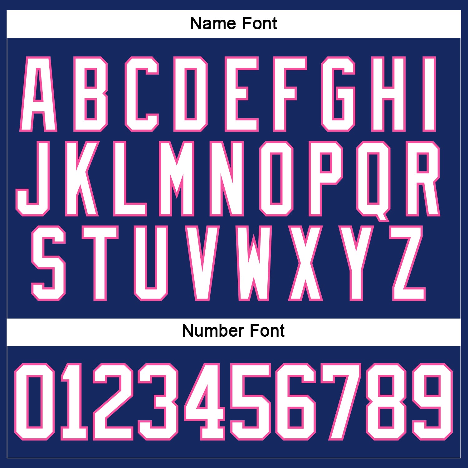 Custom Royal White-Pink Hockey Jersey view 5