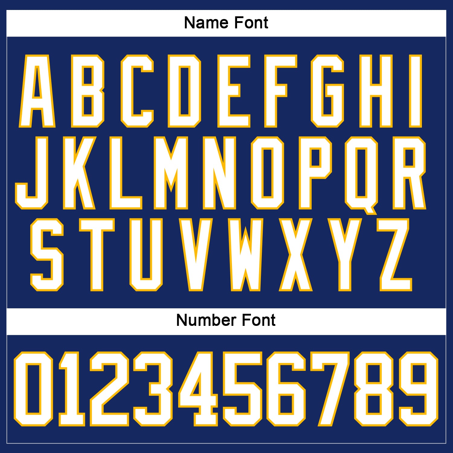 Custom Royal White-Gold Hockey Jersey view 5