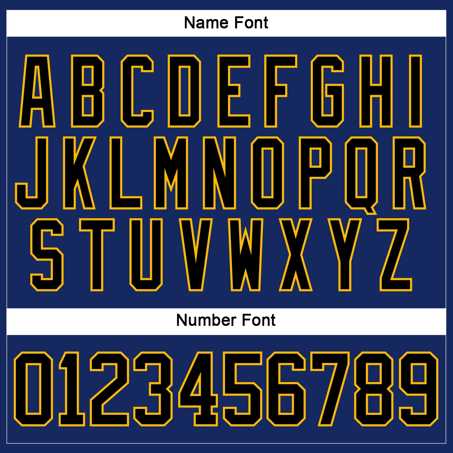 Custom Royal Black-Gold Hockey Jersey view 5