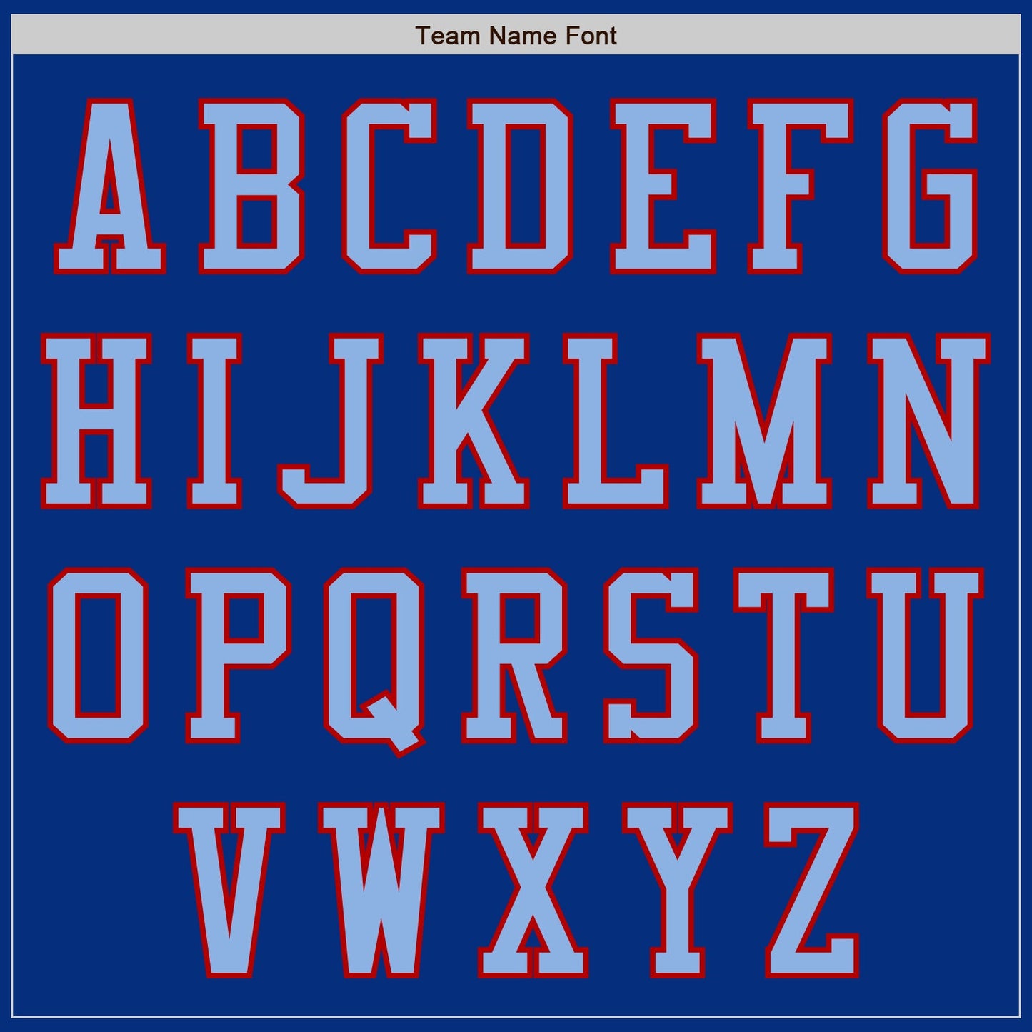 Custom Royal Light Blue-Red Authentic Baseball Jersey view 3