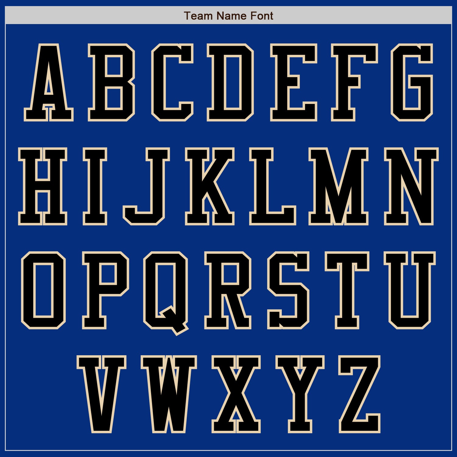 Custom Royal Black-City Cream Authentic Baseball Jersey view 3