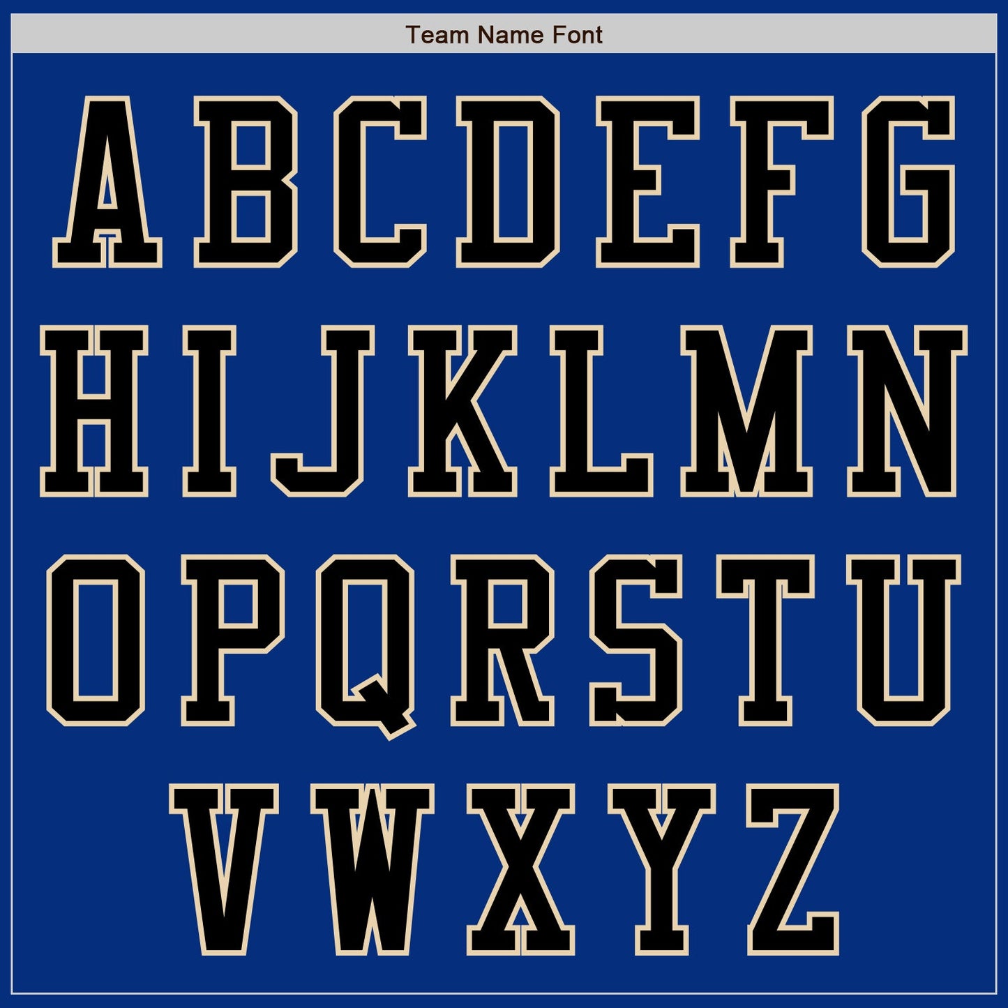 Custom Royal Black-City Cream Authentic Baseball Jersey view 7