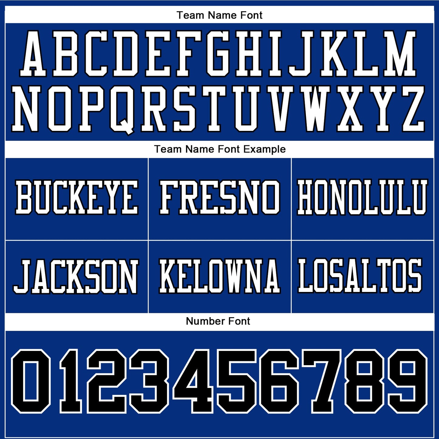 Custom Royal Black-White Authentic Football Jersey view 4