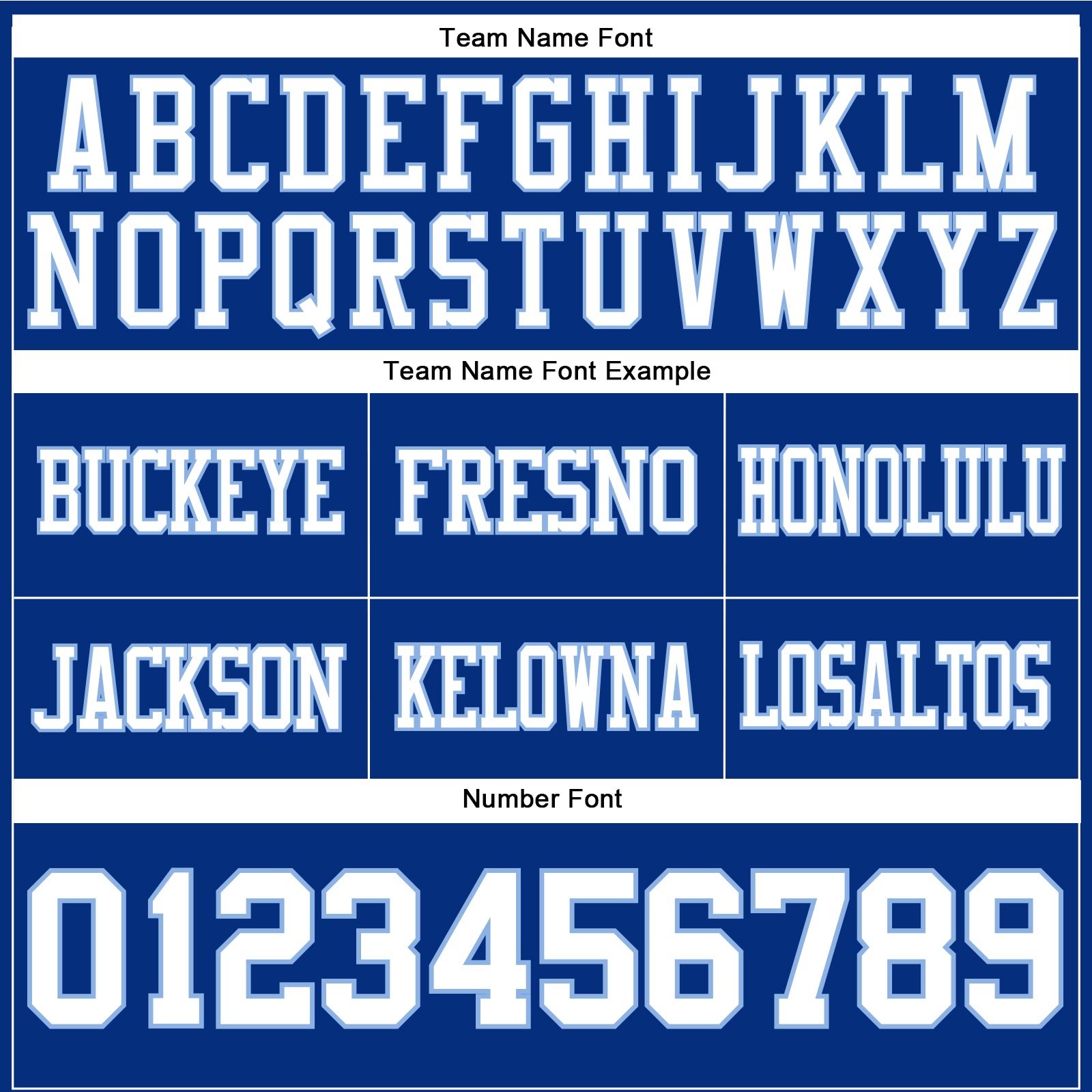 Custom Royal White-Light Blue Authentic Football Jersey view 4
