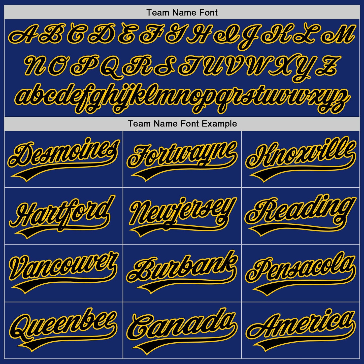 Custom Royal Black-Yellow Authentic Baseball Jersey view 4