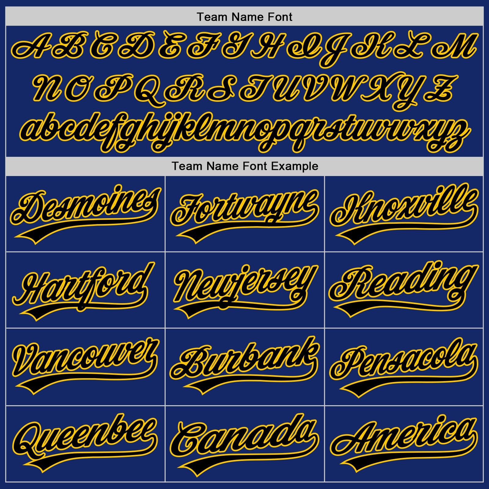 Custom Royal Black-Yellow Authentic Baseball Jersey view 4
