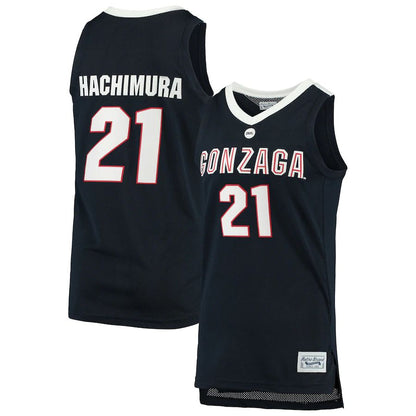 Gonzaga Bulldogs #21 Rui Hachimura Original Retro Brand Alumni Basketball Jersey Navy Stitched American College Jerseys - Main View