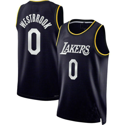 LA.Lakers #0 Russell Westbrook 2022 Select Series MVP Swingman Jersey  Black Stitched American Basketball Jersey - Main View
