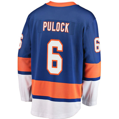 NY.Islanders #6 Ryan Pulock Fanatics Branded Breakaway Player Jersey Royal Stitched American Hockey Jerseys - Main View