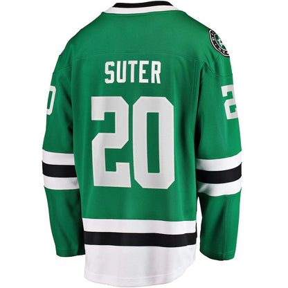 D.Stars #20 Ryan Suter Fanatics Branded Breakaway Player Jersey Kelly Green Stitched American Hockey Jerseys - Main View