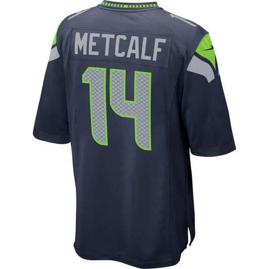 S.Seahawks #14 DK Metcalf College Navy Game Player Jersey Stitched American Football Jerseys - Main View