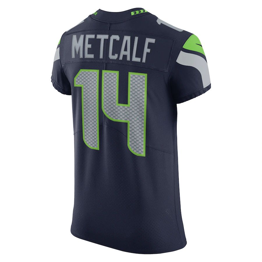 S.Seahawks #14 DK Metcalf College Navy Vapor Elite Player Jersey Stitched American Football Jerseys - Main View