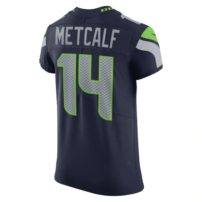 S.Seahawks #14 DK Metcalf College Navy Vapor Elite Player Jersey Stitched American Football Jerseys - Main View