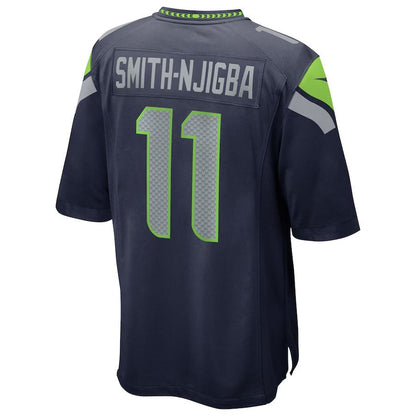 S.Seahawks #11 Jaxon Smith-Njigba College Navy Team 50th Season Game Stitched American Football Jerseys - Main View