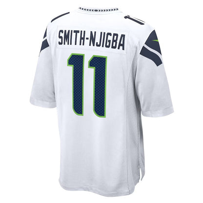 S.Seahawks #11 Jaxon Smith-Njigba White 50th Season Game Stitched American Football Jerseys - Main View