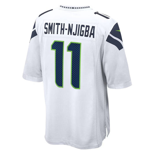 S.Seahawks #11 Jaxon Smith-Njigba White 50th Season Game Stitched American Football Jerseys - Main View