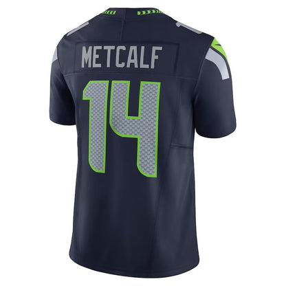 S.Seahawks #14 DK Metcalf College Navy 50th Season Vapor F.U.S.E. Limited American Football Jerseys - Main View