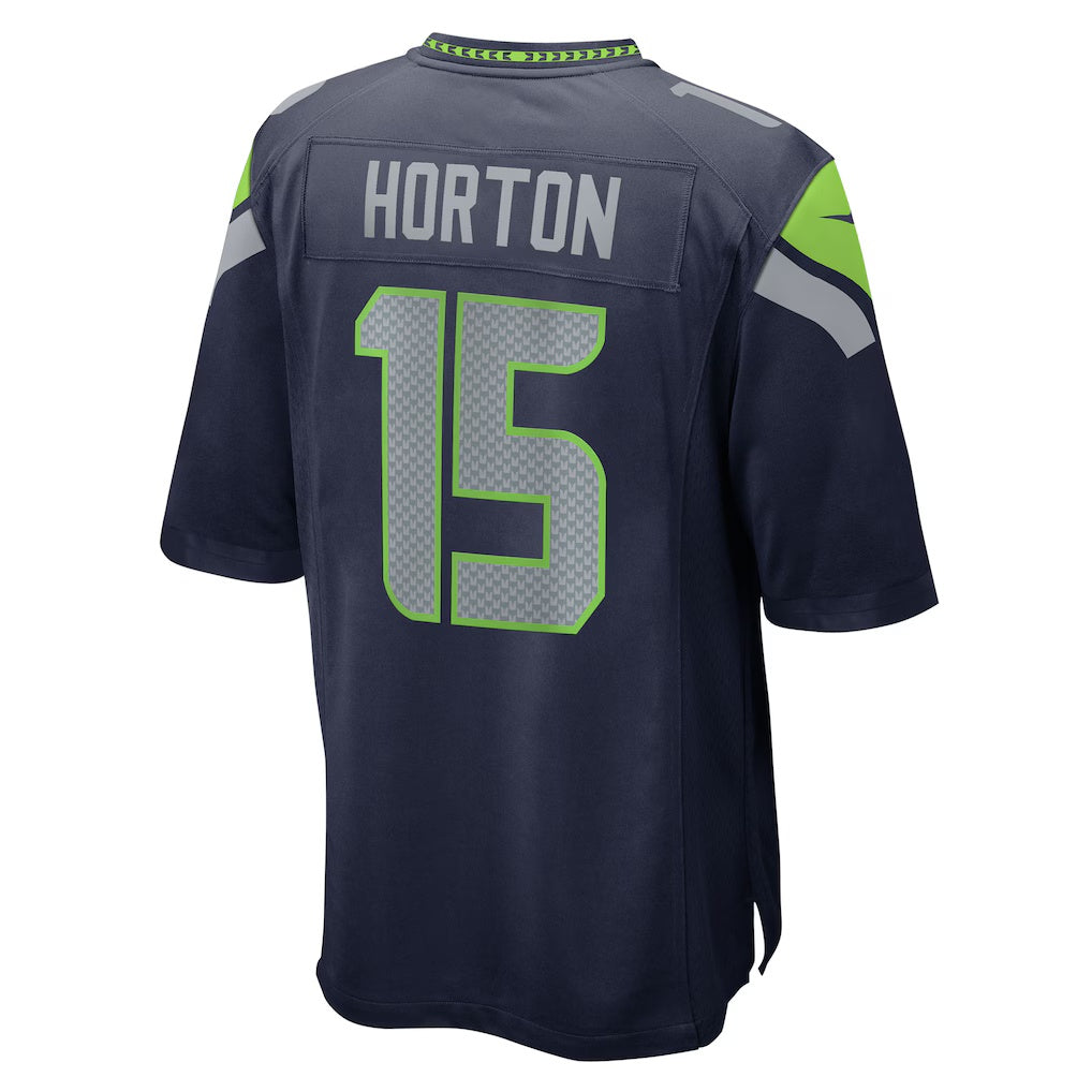 S.Seahawks #15 Tory Horton College Navy Team Game Stitched American Football Jerseys - Main View