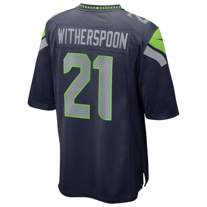 S.Seahawks #21 Devon Witherspoon College Navy Team 50th Season Game Stitched American Football Jerseys - Main View