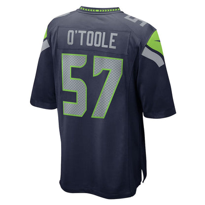 S.Seahawks #57 Connor O'Toole College Navy Team Game Stitched American Football Jerseys - Main View