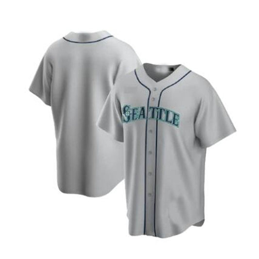 Seattle Mariners #44 Julio Rodriguez GRAY ROAD TEAM JERSEY Baseball Jerseys - Main View