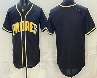 San Diego Padres Blank 2026 Black Fashion Cool Base Jersey - Main View