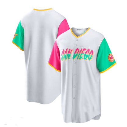 San Diego Padres 2022 City Connect Replica Team Jersey - White Baseball Jerseys - Main View