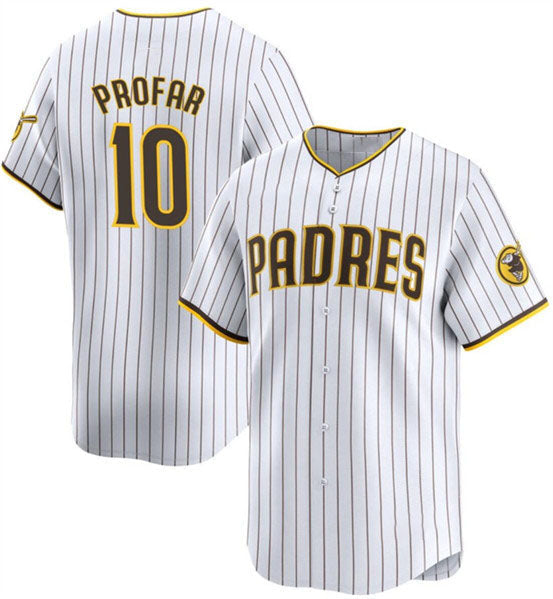 San Diego Padres #10 Jurickson Profar White 2024 Home Limited Baseball Stitched Jersey - Main View