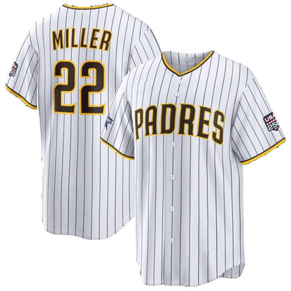 San Diego Padres #22 Mason Miller 2026 All-Star Game White Replica Baseball Jersey - Main View