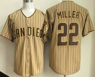 San Diego Padres #22 Mason Miller Khaki Limited Baseball Jersey - Main View