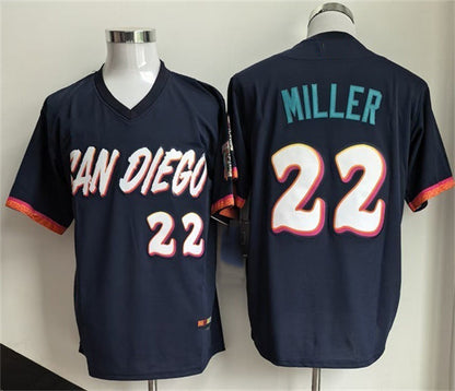 San Diego Padres #22 Mason Miller Obsidian 2026 City Connect Stadium Stitched Baseball Jersey - Main View