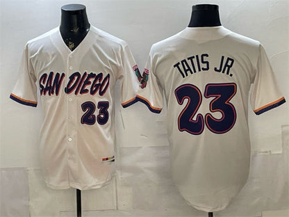 San Diego Padres #23 Fernando Tatis Jr. Cream 2026 City Connect Stadium Stitched Baseball Jersey - Main View