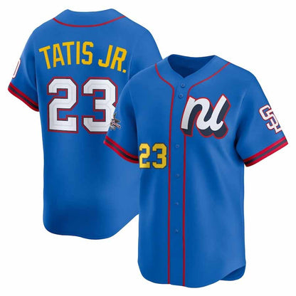 San Diego Padres #23 Fernando Tatis Jr. National League 2025 All-Star Edition Limited Player Jersey - Blue Baseball Jersey - Main View