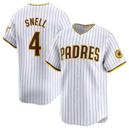 San Diego Padres #4 Blake Snell White 2024 Home Limited Baseball Stitched Jersey - Main View