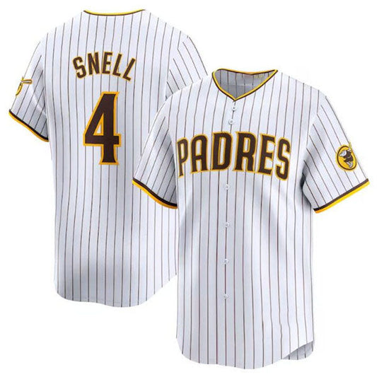 San Diego Padres #4 Blake Snell White 2024 Home Limited Baseball Stitched Jersey - Main View