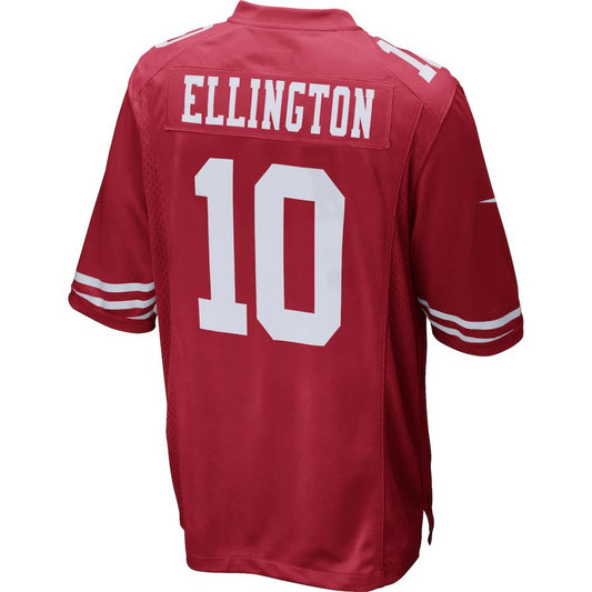 SF.49ers #10 Bruce Ellington Scarlet Game Jersey Stitched American Football Jerseys - Main View