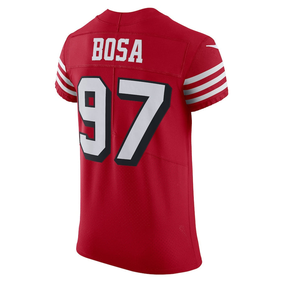 SF.49ers #97 Nick Bosa Scarlet Alternate Vapor Elite Jersey Stitched American Football Jerseys - Main View
