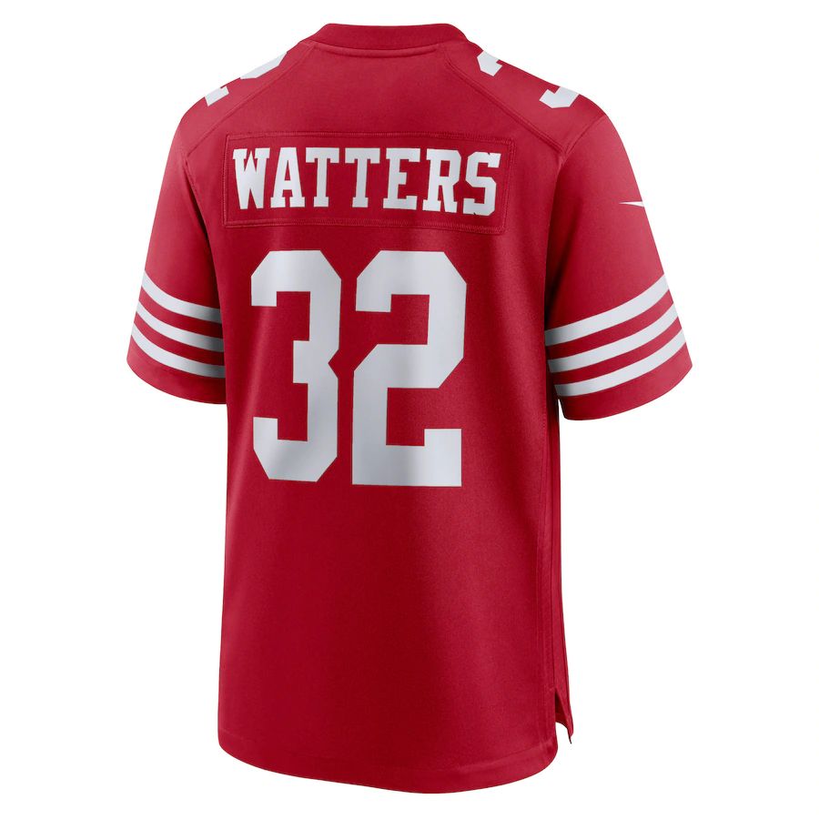 SF.49ers #32 Ricky Watters Scarlet Retired Player Game Jersey Stitched American Football Jerseys - Main View