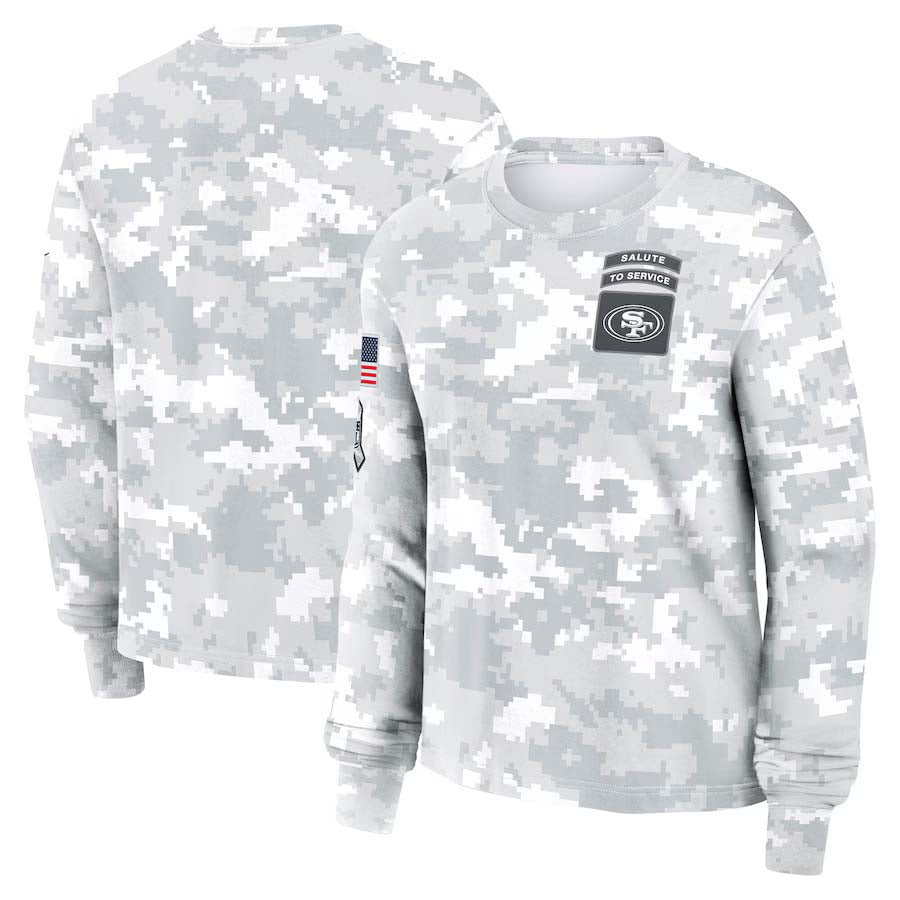 SF.49ers 2024 Salute To Service Club Pullover Cheap sale Birthday and Christmas gifts Stitched American Football Jerseys - Main View