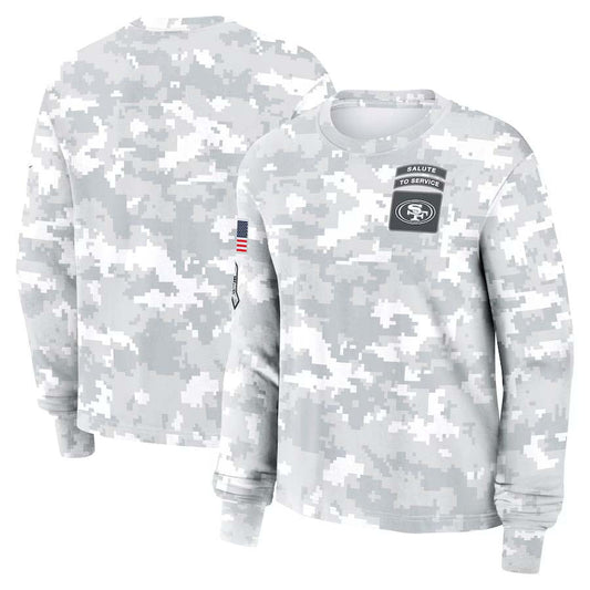 SF.49ers 2024 Salute To Service Club Pullover Cheap sale Birthday and Christmas gifts Stitched American Football Jerseys - Main View