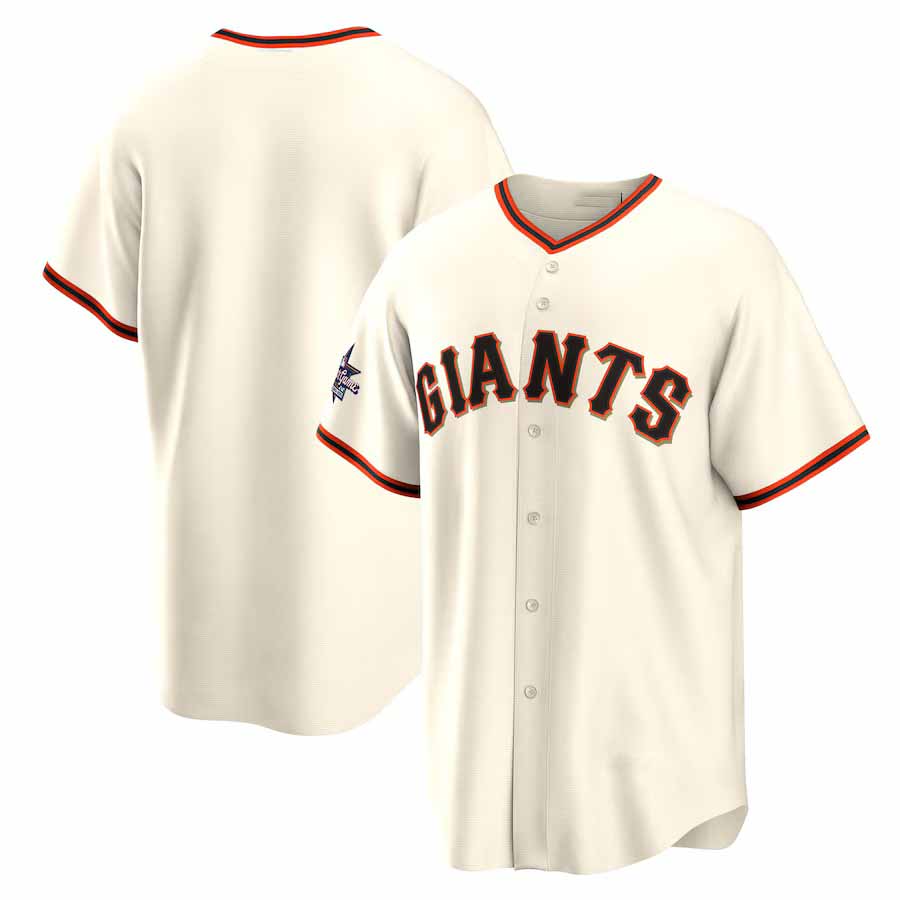 San Francisco Giants 2025 All-Star Game Home Replica Jersey - Cream Baseball Jersey - Main View